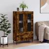 VidaXL Buffet haut chêne fumé 69,5x31x115 cm bois d'ingénierie 828321