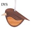 Layered Wood Bird Design 3 Pcs Wooden Ornaments Rustic Boho Wall Hanging Decor Window with Rope for Farmhouse Indoor Home Tree Palm-sized Ornament