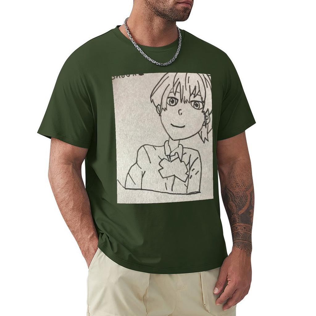 Shouko Nishimiya (Z Hlasu ticha) Od Ash Tričko Estetické Oblečení Vintage Anime Tričko Grafická Trička Pánská