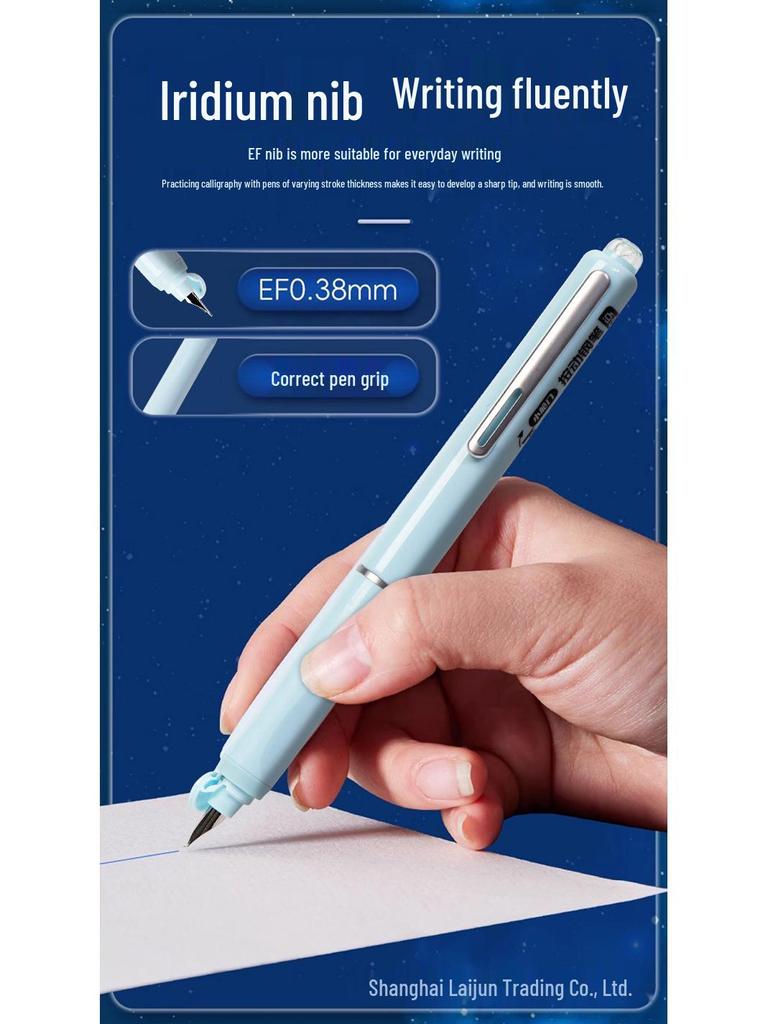 Dotstone Plnicí pero Time Capsule pro studenty - DS-784, Vyměnitelná inkoustová náplň, Začátečnická kaligrafie, Malý dveřní lis.