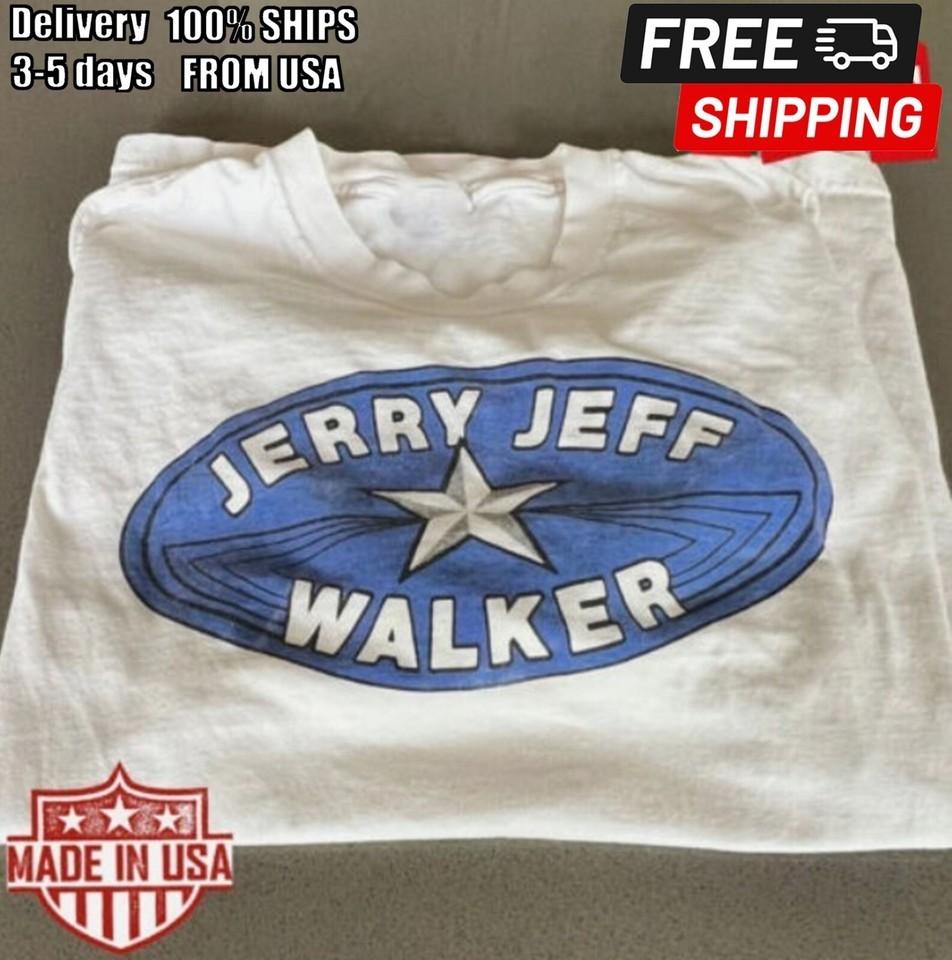 

New Rare Jerry Jeff Walker 80s Shirt Short Sleeve Unisex Tshirt good new Tshirt Unisex T-Shirt XXXXL
