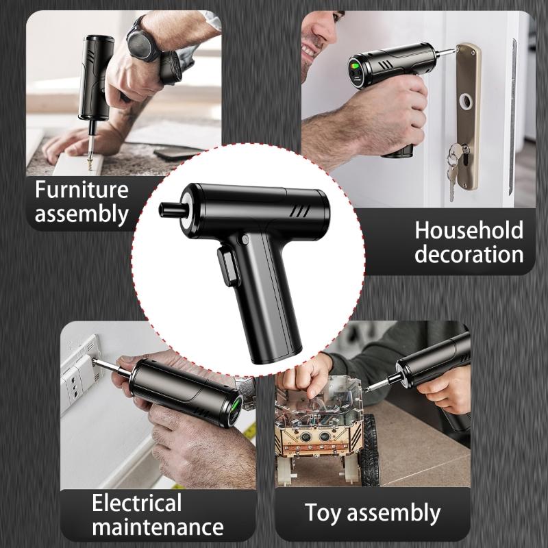 Household Electric Drill Tool Set Effective Electric Drill Set Screwdriver Set With Superior Corrosion Resistance