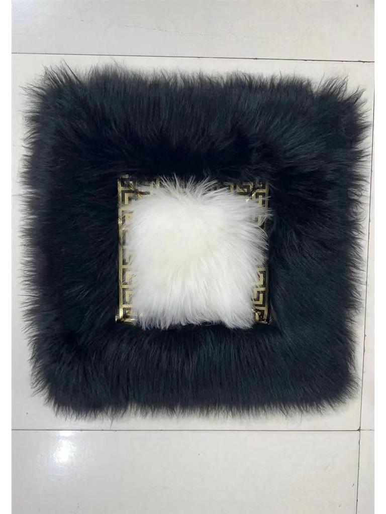 European Style Long Plush Cushion Cover for Home Furnishing