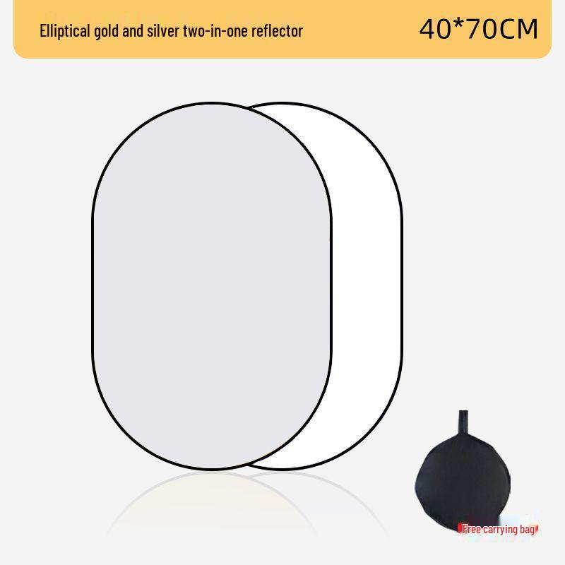 Foldable Studio Fill Light for Live Streaming & Outdoor Photography - Portable Reflector Panel