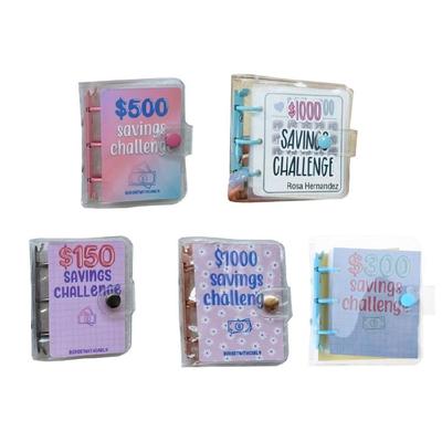 Planner Savings Challenge 2023 New Budget Book Binder $1000 500 300 150 Savings