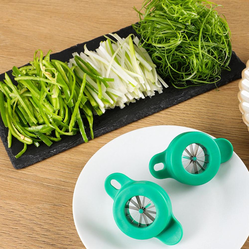 Restaurant Manual Kitchen Slicer Cutter Tool Peeler Green Onion Shredder
