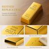 Plastic Fake Gold Bar Small Gold Brick Decoration Novelty Gold Paperweight  Halloween Party