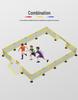 Portable Foldable Football Goal for Kids - Outdoor and Kindergarten Futsal Match Net