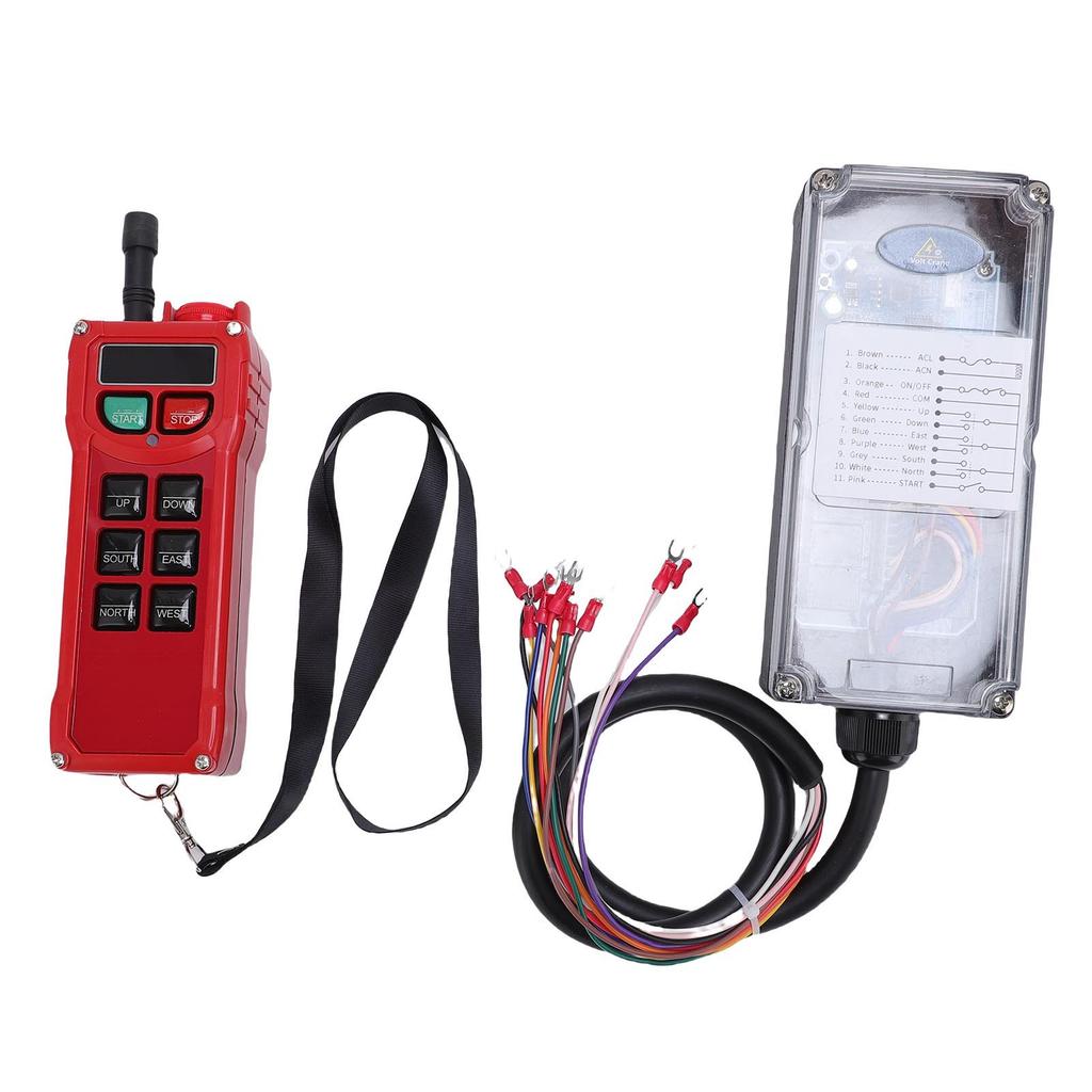 Industrial Crane Controller Electric Hoist Remote Control Emergency Stop  100m Open Area for Tractor Lifter Conveyor