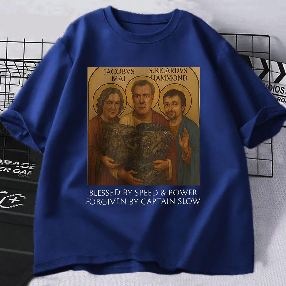 Gear Holy Trinity T-shirt Jeremy Clarkson Hammond May Tribute T Shirt The Grand Speed Power Church Funny Car Enthusiast Gift Tee