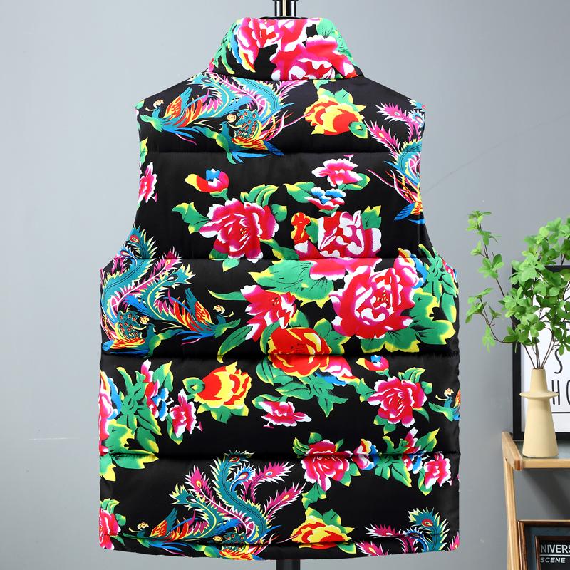 Fashion Men's Warm Vest Winter Sleeveless Jackets Stand Collar Plus Size Thick Man Coat