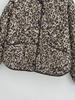 2024 Autumn Women's Cotton Animal Print Jacket - European & American Style Fashion