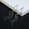 Retro Statement Fashion Accessories Twisted Long Line Ear Line Drop Earrings Jewelry Ear Studs