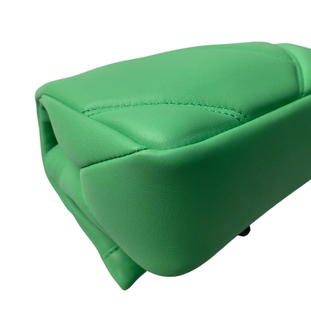 Used BVLGARIShoulder Bag green leather Women