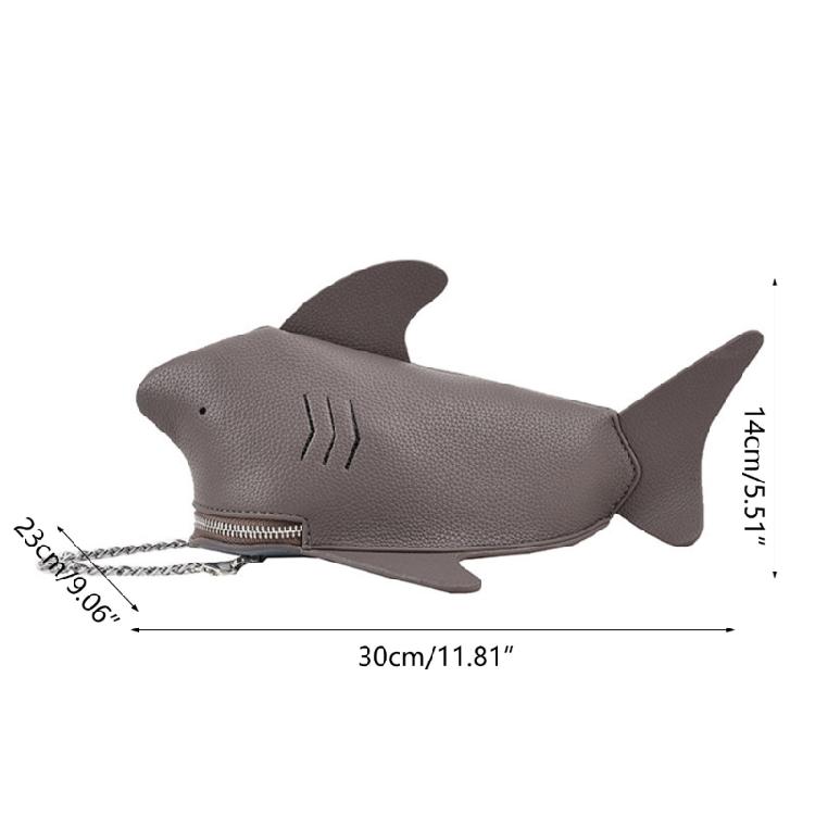 Playful Cartoon Animal Shape Women's PU Shoulder Bags Chain Sling Crossbody Bag