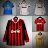 AC Milan Retro Football Jersey Men Women Cotton Short Sleeve Long Fan Edition Classic Kits