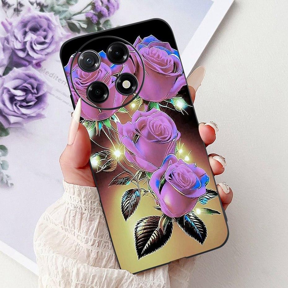 New Design Phone Case For Tecno Camon 30S Pro Camon30S CLA5 CLA6 Black Silicon Soft TPU Back Cover For Camon 30S 30SPro 4G