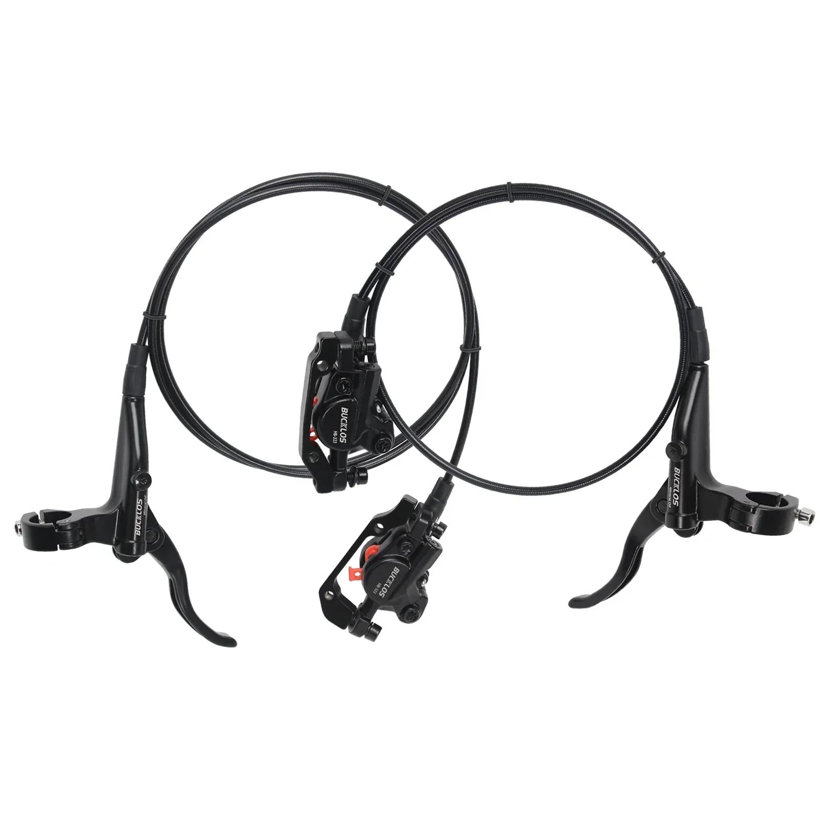 

BUCKLOS Bike Hydraulic Brakes Set 160mm Bicycle Disc Brake Set Aluminum Alloy Road Mountain Bike Hydraulic Disc Brake Kit BRAKES