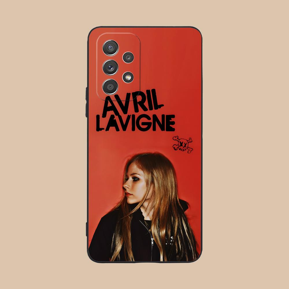 Avril Lavigne Matte TPU Mobile Phone Case for Samsung Galaxy M55 54 42 35 34 33 32 23 22 15 14 13 12 F55 5G Colorful Cover