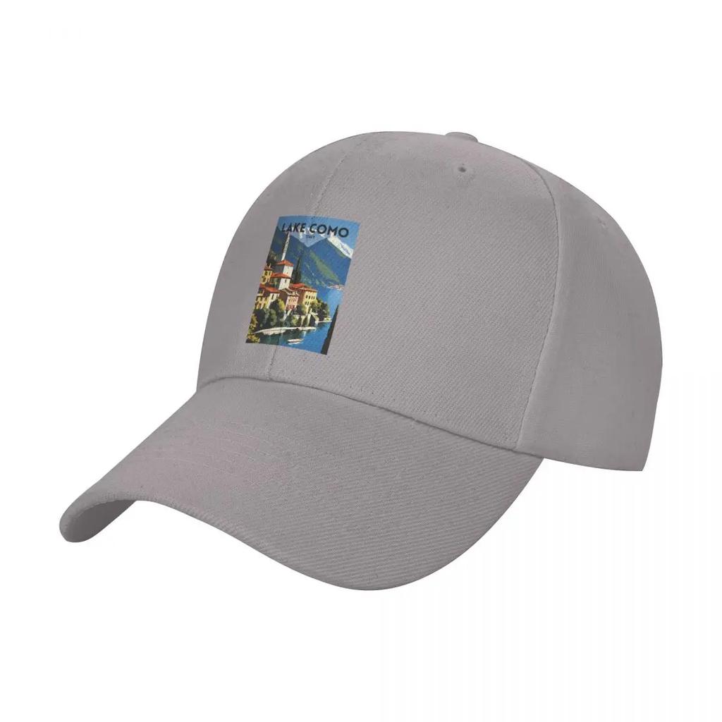 Lake Como Italy Traditional Travel Poster Baseball Cap hiking hat Anime Fashion Beach hats for men Caps Women Mens