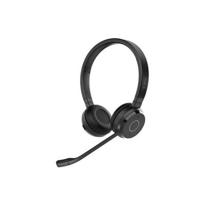 Headset - Bluetooth - Wireless - USB-A Via Bluetooth Adapter - Jabra - Jabra Evolve 65 TE Stereo - Headset - On-ear