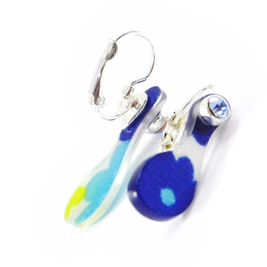 NOA [I4769] - Boucles Créateur 'Liberty' bleu