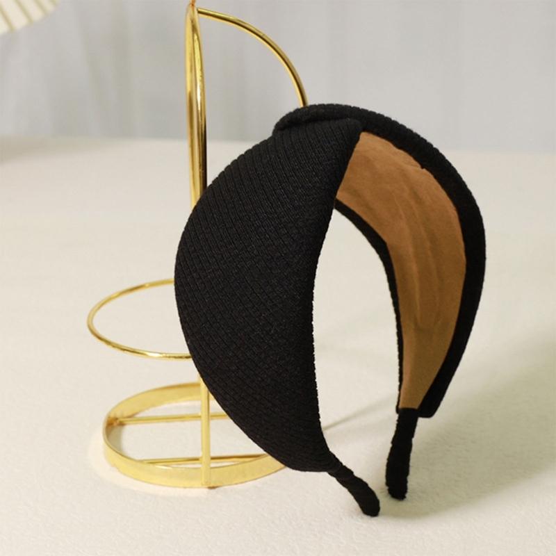 2Pcs Velvety Headbands Solid Color Elegant Style Hairband For Women And Girls Daily Wear Fashionable Accessory
