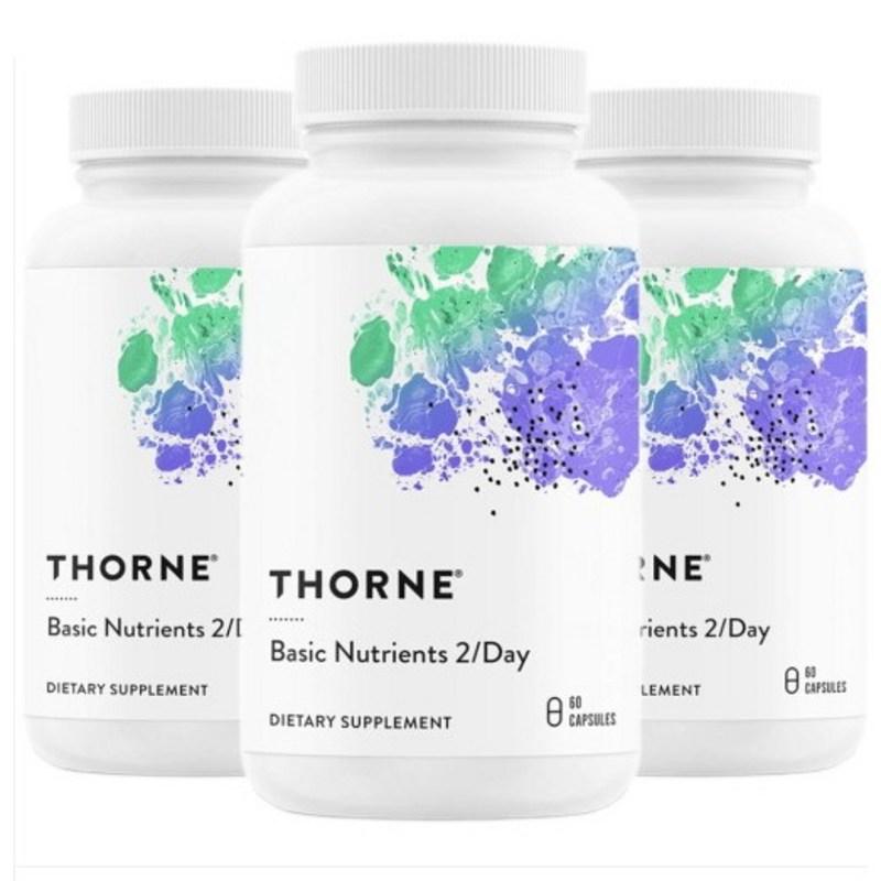 

ThorneResearch basic nutrients 2-day vitamin 60 capsules, 60 tablets, 3 units