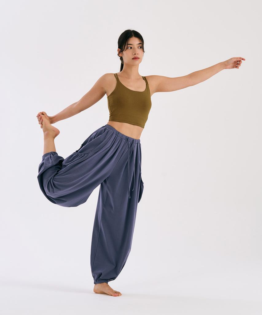 DHYANI Cloudy Wide Pants (Purple Ocean)