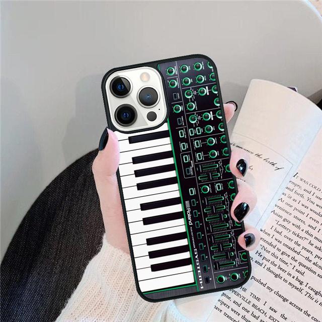 

Винтажный Синтезатор Moog Чехол для Телефона Cover Для iPhone 17 Air 15 16e 14 13 12 Pro Max 11 Pro Max Plus iPhone 14