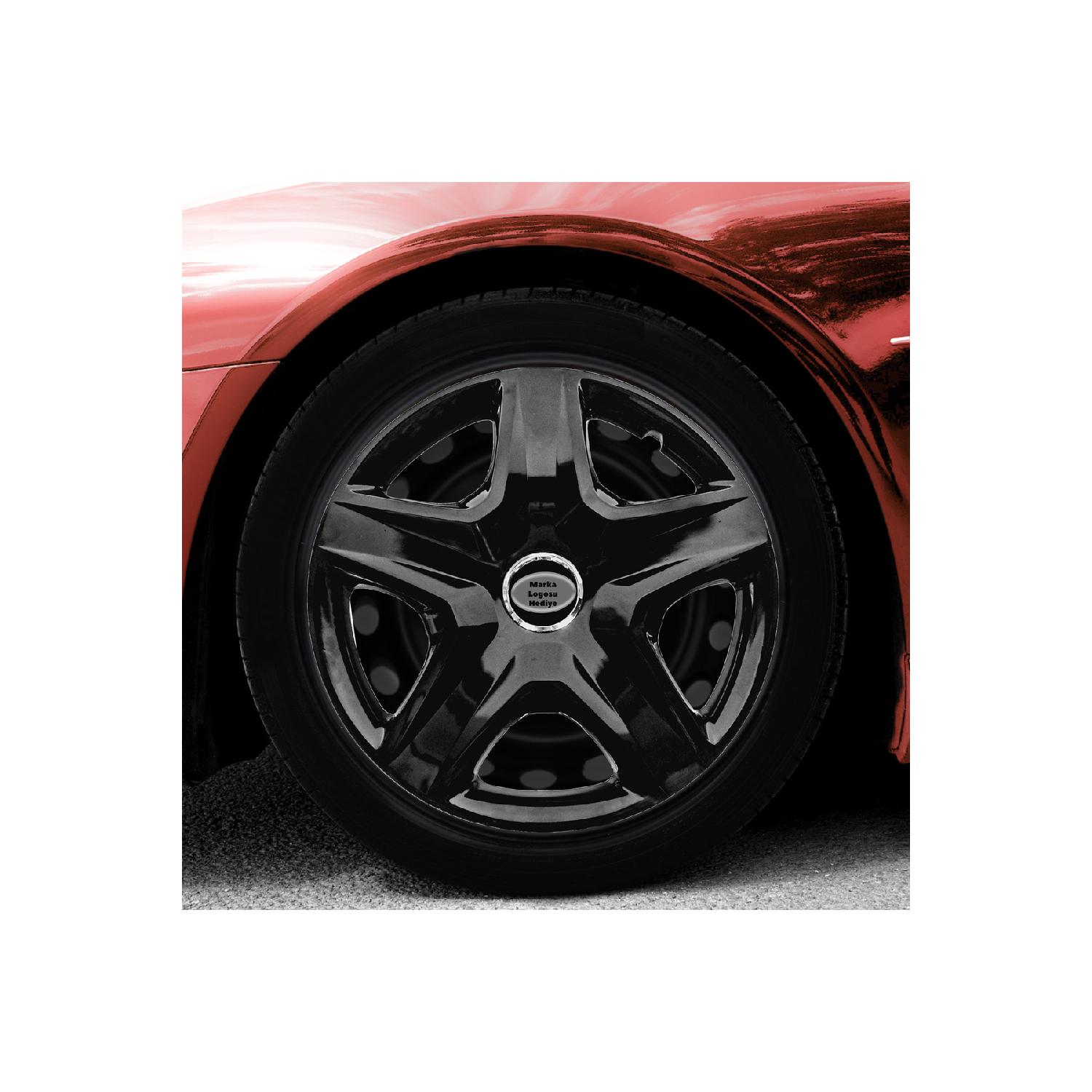 

Для Ford Fiesta Van 14-дюймовый колпак с эмблемой Piano Black, набор из 4 201