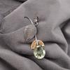 Green Amethyst Gemstone Pendant 925 Stamped Silver Handmade Women's Jewelry PP-55-10