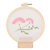 Ginkgo Maple Leaf Transparent Yarn Embroidery Material Package Diy Handmade Self-Embroidery Traced, Needle And Thread Set