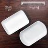 Sweet & Elegant Rectangular Ceramic Dinner Plates