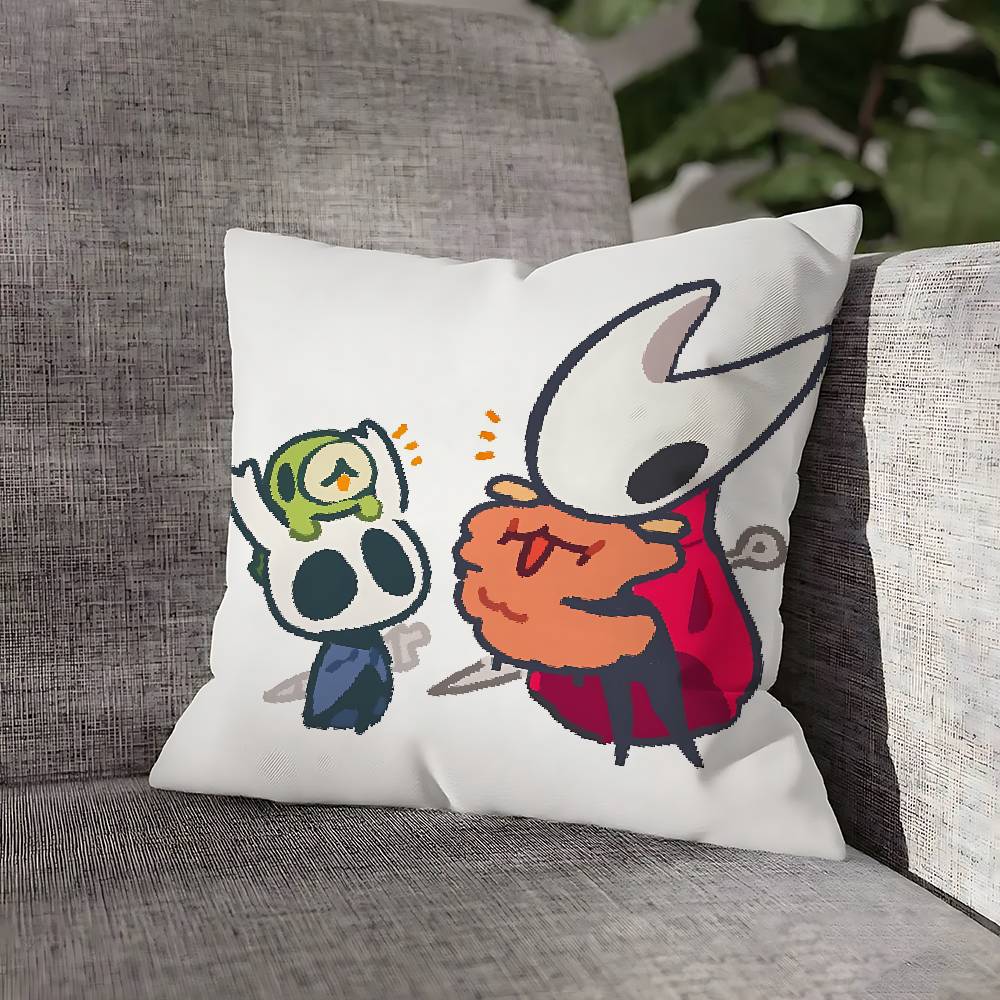 H-Hollow K-Knight Cute Icon Pillow Case For Sofa Decor Car Office Room Printing Cushion Cover Decorations and Protector