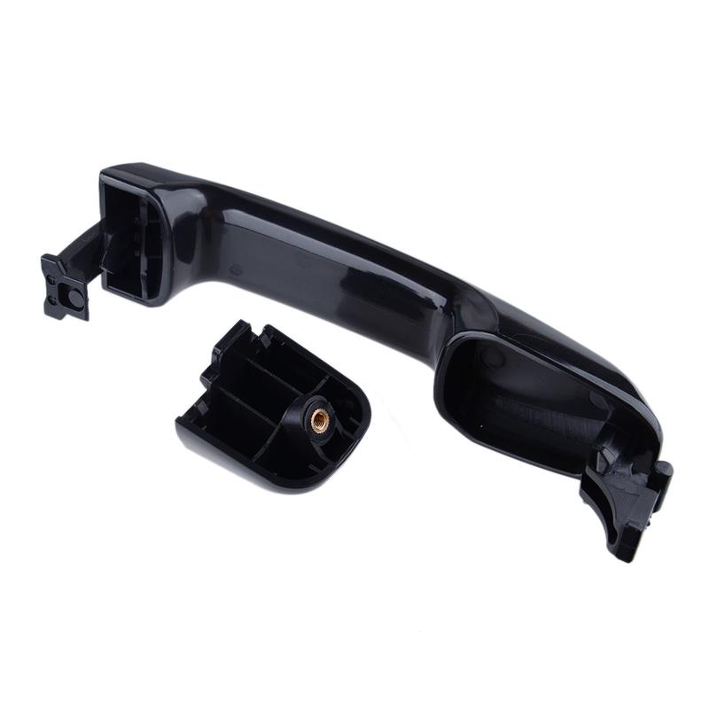 1 Set Front Rear Outer Door Handle Fit for Toyota Land Cruiser Prado J150 Series 2009 2010 2011 2012 2013 2014 2015- Black