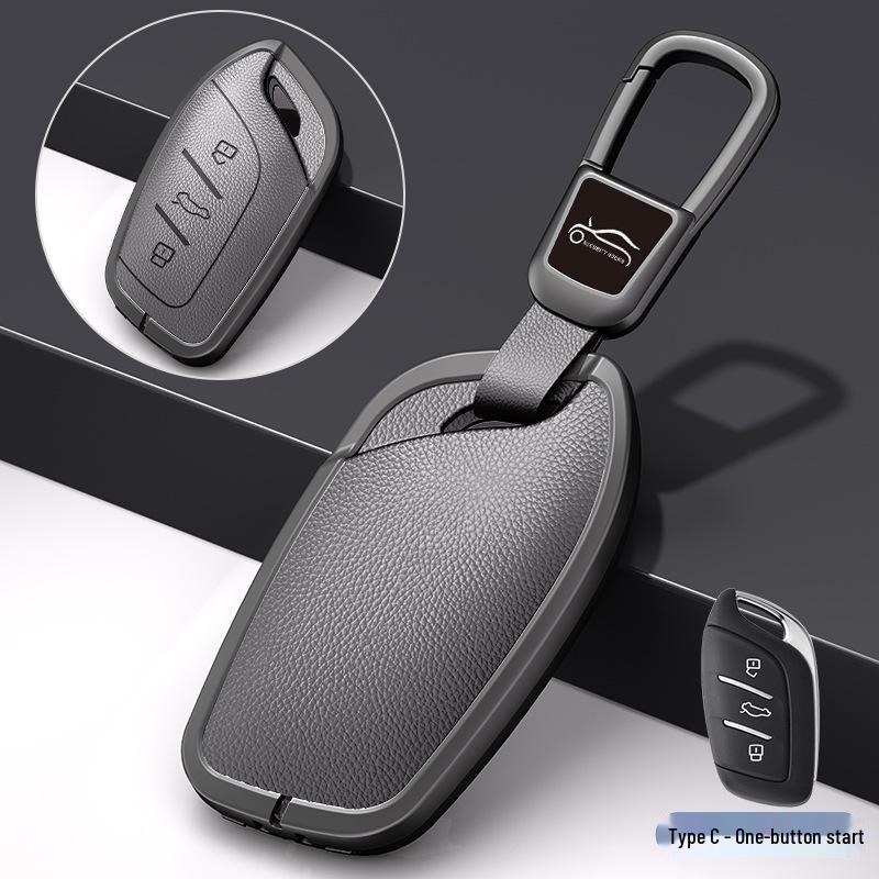 Compatible Metal Key Shell Cover for Roewe RX5 (2016-2020), I6, RX8, RX3, EI5 Models.