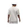 Jordan Wordmark Series Solid Color Crew Neck Casual Short Sleeve T-Shirt Men Tops White FJ1970-133