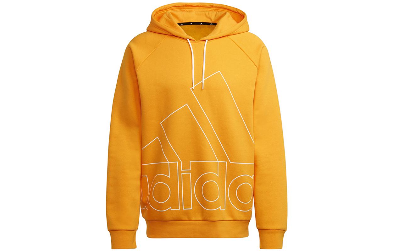 Adidas Sweatshirts Men s Gold Hooded Moderate Regular HB5090 M