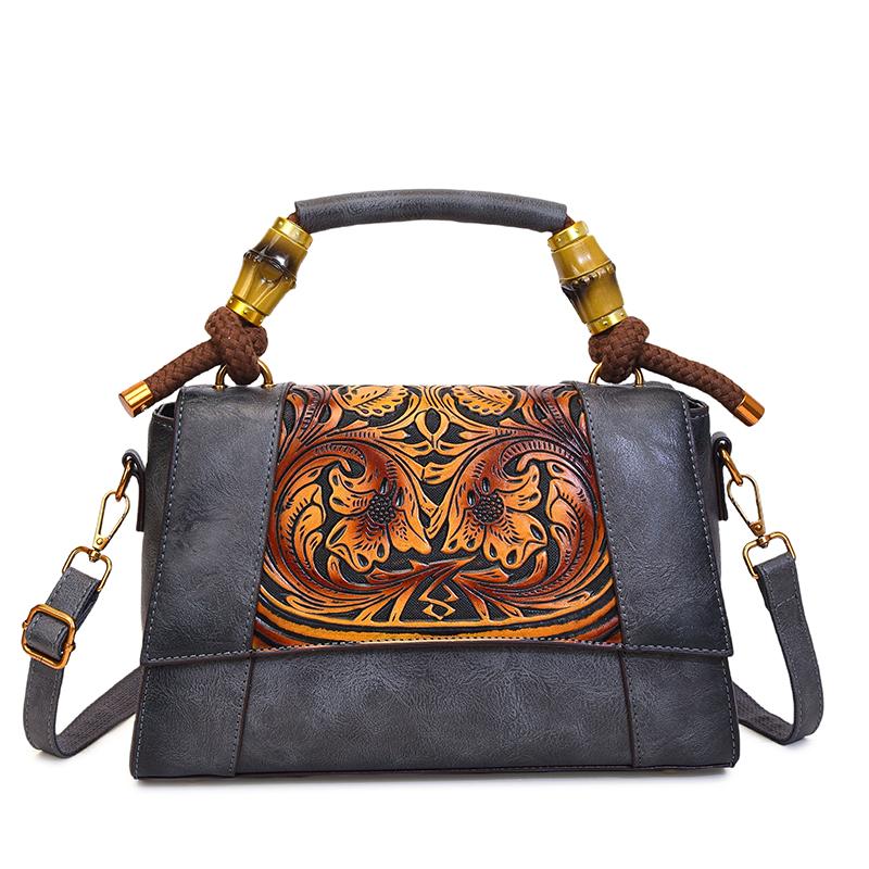 Vintage Luxury Embossed PU Leather Women Tote Bags Fashion High Quality Shoulder Crossbody Bag Designer Ladies Purse and Handbag