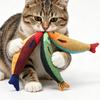 Katzen Spielzeug Fisch Form Katzenminze Spielzeug Bissfest Lindert Langeweile Und Angst Katzen Spielzeug Weiche Textur Interaktives Spielzeug für Haustier Mundpflege