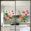 Chinese-Style Lotus And Koi Fish Wall Decals—Self-Adhesive Pvc Stickers—Perfect For Home Decor In Bedrooms, Living Rooms