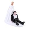 High Quality Synthetic Resin   & Groom Wedding Cake Topper Romantic Wedding Party Decoration Adorable Figurine Craft Gift