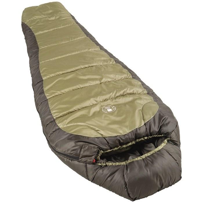 Coleman Sleeping Bag Mummy Style Green -18°C Left Side Zipper