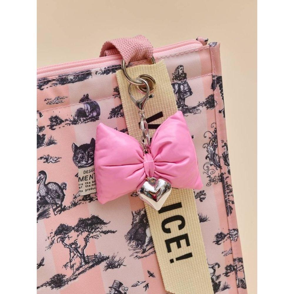 MOSSGARDEN1919 Boku Boku Gepolsterter Schlüsselanhänger Polsterband (Rosa)