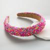 Resin Wide-brimmed Headband Candy-colored Sponge Headband WOMEN'S Fashion Hair Accessories