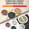 10PCS Plastic Mesh Rectangular Vent Grille 35mm 50mm Breathable Air Flow for Electronic Device Cabinet