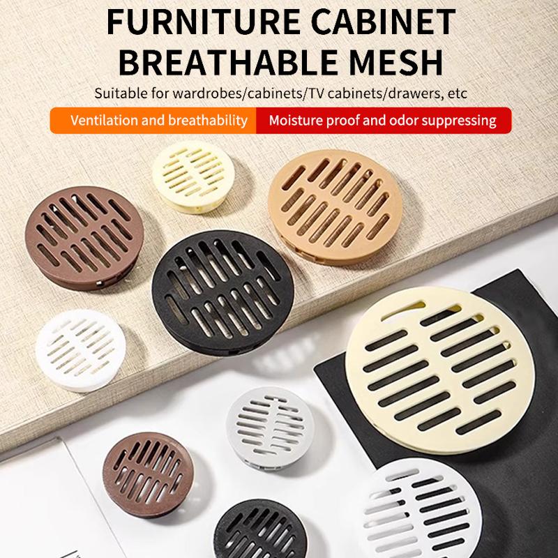 10PCS Plastic Mesh Rectangular Vent Grille 35mm 50mm Breathable Air Flow for Electronic Device Cabinet