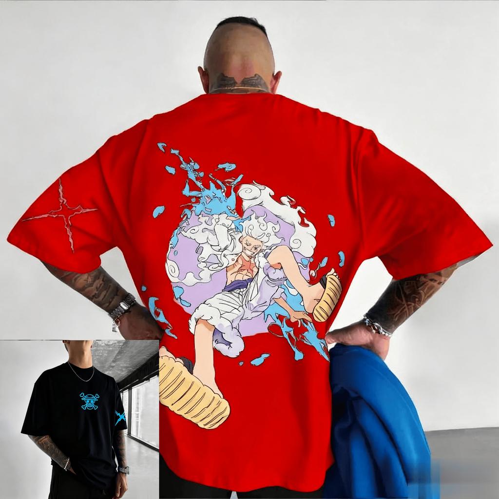 Nadměrné pánské tričko Dámské tričko s krátkým rukávem Streetwear Ležérní grafická trička Nová letní móda Oblečení Y2k
