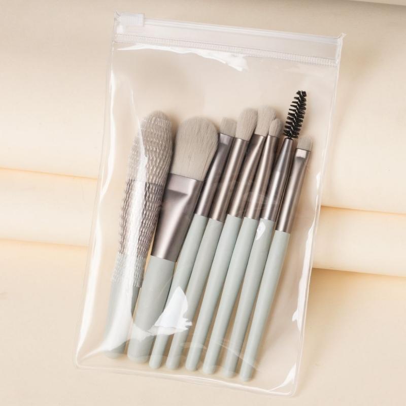 8Pcs/Set Makeup Brush Set Soft Fluffy Professional Cosmetic Foundation Powder Eyeshadow Kabuki Blending Make Up Brushes Beauty Tools